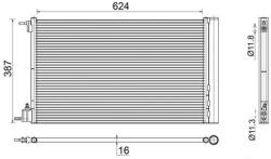 MAHLE Condensator, climatizare MAHLE BEHR AC 552 000S (AC 552 000S)