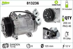 VALEO Compresor, climatizare VALEO CORE-FLEX 813236 (813236)