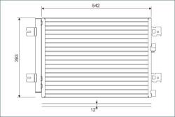 VALEO Condensator, climatizare VALEO 814077 (814077) - automobilus