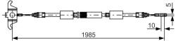 Bosch Cablu, frana de parcare BOSCH 1 987 482 128 (1 987 482 128) - automobilus