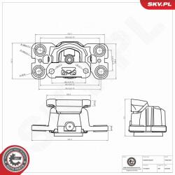 ESEN SKV Suport motor ESEN SKV 75SKV304 (75SKV304)