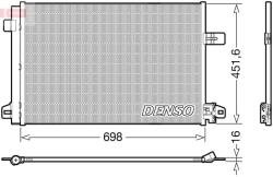 DENSO Condensator, climatizare DENSO DCN32028 (DCN32028) - automobilus