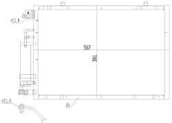 MTR Condensator, climatizare MTR 13054846 (13054846) - automobilus