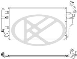 KOYORAD Condensator, climatizare KOYORAD CD020860 (CD020860) - automobilus