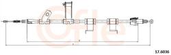 COFLE Cablu, frana de parcare COFLE 17.6036 (17.6036) - automobilus
