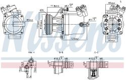 NISSENS Compresor, climatizare NISSENS ** FIRST FIT ** 890950 (890950)