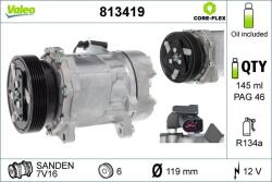 VALEO Compresor, climatizare VALEO CORE-FLEX 813419 (813419)