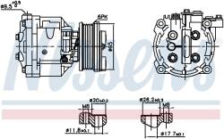 NISSENS Compresor, climatizare NISSENS ** FIRST FIT ** 891078 (891078)