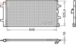 DENSO Condensator, climatizare DENSO DCN02041 (DCN02041) - automobilus