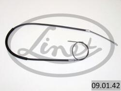 LINEX Cablu, frana de parcare LINEX 09.01. 42 (09.01.42)