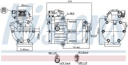 NISSENS Compresor, climatizare NISSENS ** FIRST FIT ** 891022 (891022)