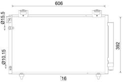 MAHLE Condensator, climatizare MAHLE BEHR AC 831 000S (AC 831 000S)
