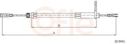 COFLE Cablu, frana de parcare COFLE 10.9431 (10.9431) - automobilus
