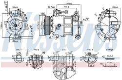NISSENS Compresor, climatizare NISSENS ** FIRST FIT ** 891186 (891186)
