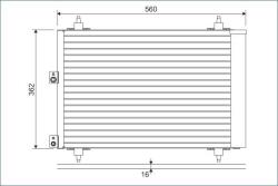 VALEO Condensator, climatizare VALEO 814080 (814080) - automobilus