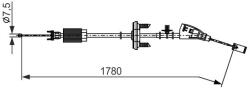Bosch Cablu, frana de parcare BOSCH 1 987 482 796 (1 987 482 796) - automobilus