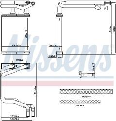 NISSENS Schimbător de căldură, încălzire habitaclu NISSENS 707291 (707291) - automobilus