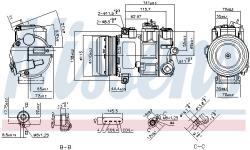 NISSENS Compresor, climatizare NISSENS ** FIRST FIT ** 890696 (890696)