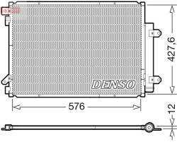 DENSO Condensator, climatizare DENSO DCN47008 (DCN47008)