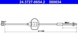 ATE Cablu, frana de parcare ATE 24.3727-0654.2 (24.3727-0654.2) - automobilus