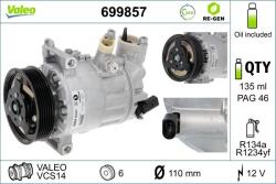 VALEO Compresor, climatizare VALEO RE-GEN REMANUFACTURED 699857 (699857)
