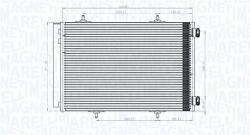 Magneti Marelli Condensator, climatizare MAGNETI MARELLI 350203822000 (350203822000) - automobilus
