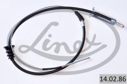 LINEX Cablu, frana de parcare LINEX 14.02. 86 (14.02.86) - automobilus