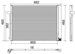 E-KRAFT Condensator, climatizare E-KRAFT 1924005055 (1924005055)