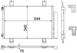 MAHLE Condensator, climatizare MAHLE BEHR AC 456 000S (AC 456 000S)
