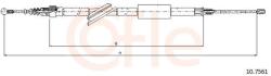 COFLE Cablu, frana de parcare COFLE 10.7561 (10.7561) - automobilus