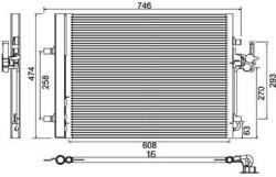 E-KRAFT Condensator, climatizare E-KRAFT 1924005144 (1924005144)