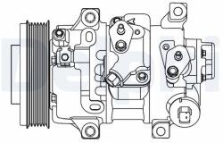 DELPHI Compresor, climatizare DELPHI CS20478 (CS20478)
