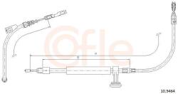 COFLE Cablu, frana de parcare COFLE 10.9464 (10.9464) - automobilus