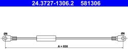 ATE Cablu, frana de parcare ATE 24.3727-1306.2 (24.3727-1306.2)
