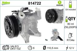 VALEO Compresor, climatizare VALEO ORIGINS NEW OE TECHNOLOGY 814722 (814722)