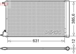 DENSO Condensator, climatizare DENSO DCN20039 (DCN20039) - automobilus
