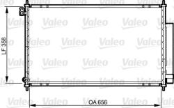 VALEO Condensator, climatizare VALEO 814159 (814159) - automobilus
