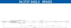 ATE Cablu, frana de parcare ATE 24.3727-3422.2 (24.3727-3422.2)