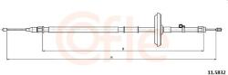 COFLE Cablu, frana de parcare COFLE 11.5832 (11.5832) - automobilus