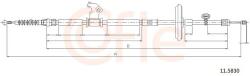 COFLE Cablu, frana de parcare COFLE 11.5830 (11.5830) - automobilus
