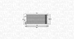 Magneti Marelli Condensator, climatizare MAGNETI MARELLI 350203882000 (350203882000) - automobilus