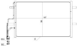 MTR Condensator, climatizare MTR 13054617 (13054617) - automobilus