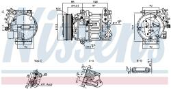 NISSENS Compresor, climatizare NISSENS ** FIRST FIT ** 890591 (890591)