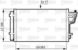 VALEO Condensator, climatizare VALEO 814351 (814351) - automobilus