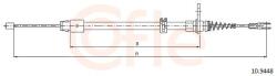 COFLE Cablu, frana de parcare COFLE 10.9448 (10.9448) - automobilus