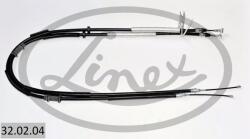 LINEX Cablu, frana de parcare LINEX 32.02. 04 (32.02.04)