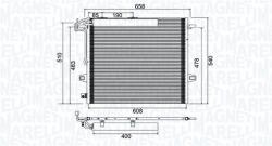 Magneti Marelli Condensator, climatizare MAGNETI MARELLI 350203947000 (350203947000) - automobilus
