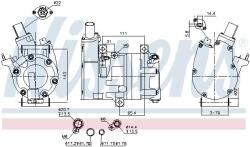 NISSENS Compresor, climatizare NISSENS ** FIRST FIT ** 891066 (891066)