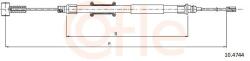 COFLE Cablu, frana de parcare COFLE 10.4744 (10.4744) - automobilus
