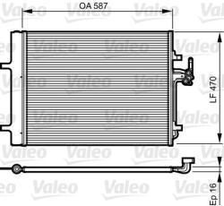 VALEO Condensator, climatizare VALEO 814184 (814184) - automobilus
